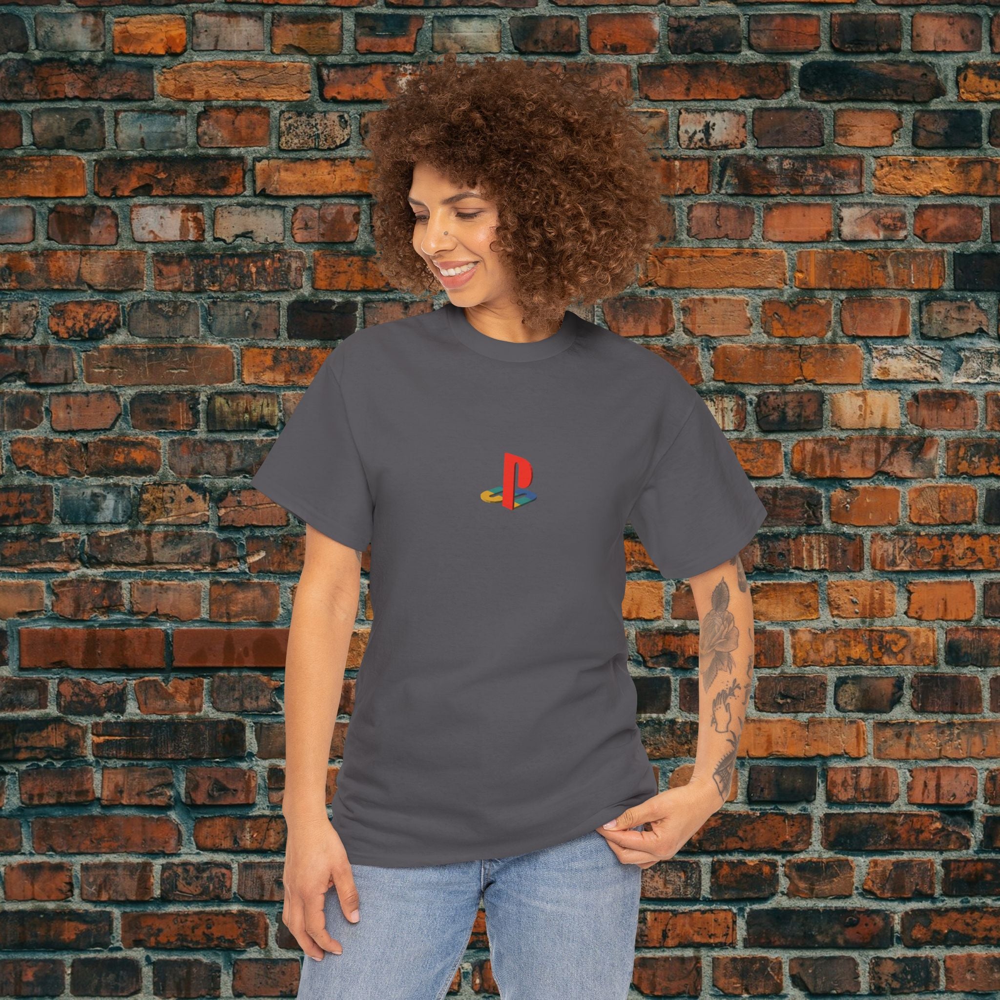 Retro PlayStation Logo Tee